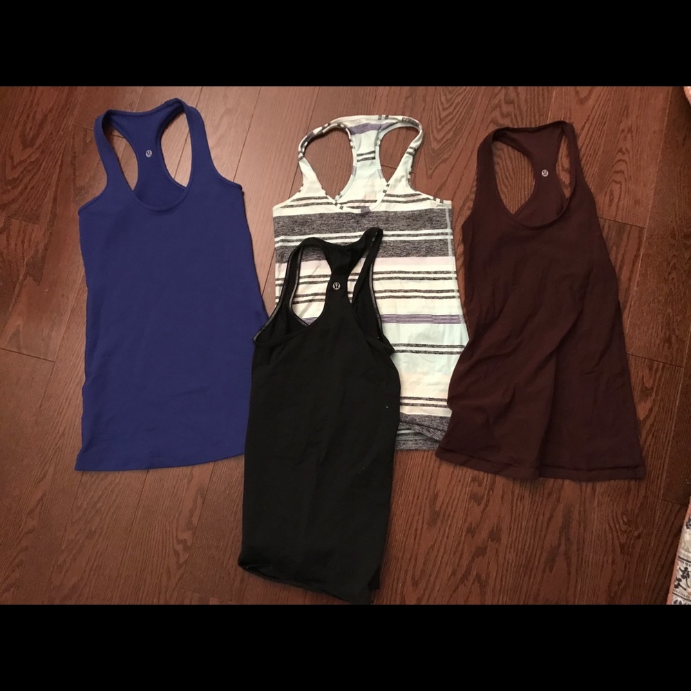 Lululemon racerback tanks size 6